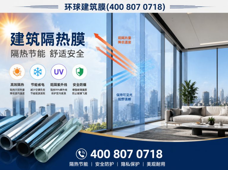 龙海区建筑隔热膜展示图